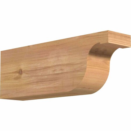 Ekena Millwork Del Monte Smooth Rafter Tail, Western Red Cedar, 3 1/2"W x 6"H x 16"L RFT04X06X16DEL00SWR